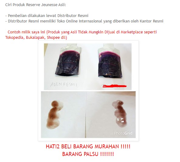Beli Reserve Jeunesse di jakarta